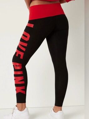 VS PINK ♥️ Leggings Logo 🖤 Yoga